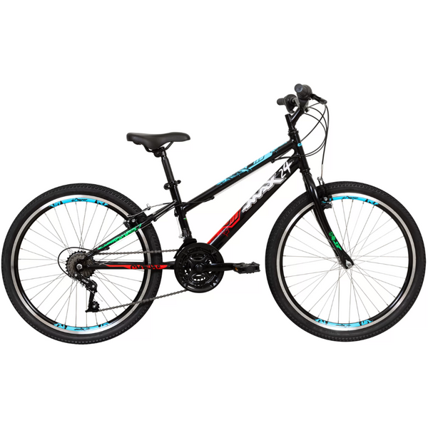 Bicicleta Caloi Aro 24 Max Freio V-Brake 21 Velocidades Preto