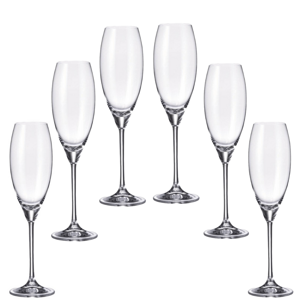Jogo de 6 Taças para Champagne Dayhome 290ml