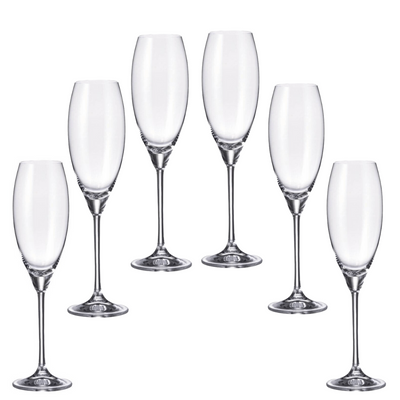 Jogo de 6 Taças para Champagne Dayhome 290ml