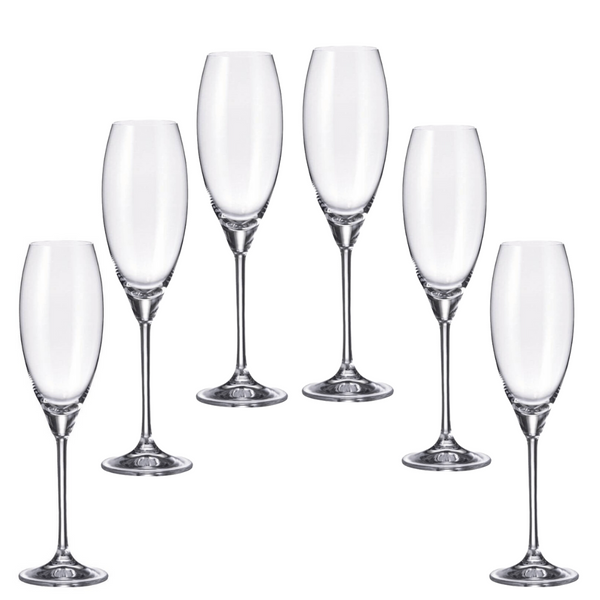 Jogo de 6 Taças para Champagne Dayhome 290ml