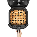 Fritadeira Elétrica Sem Oléo Air Fryer Midea 5,3L  Preto 220V