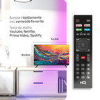 Smart TV LED 24" HD HQ Frameless Android Bivolt