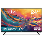 Smart TV LED 24" HD HQ Frameless Android Bivolt