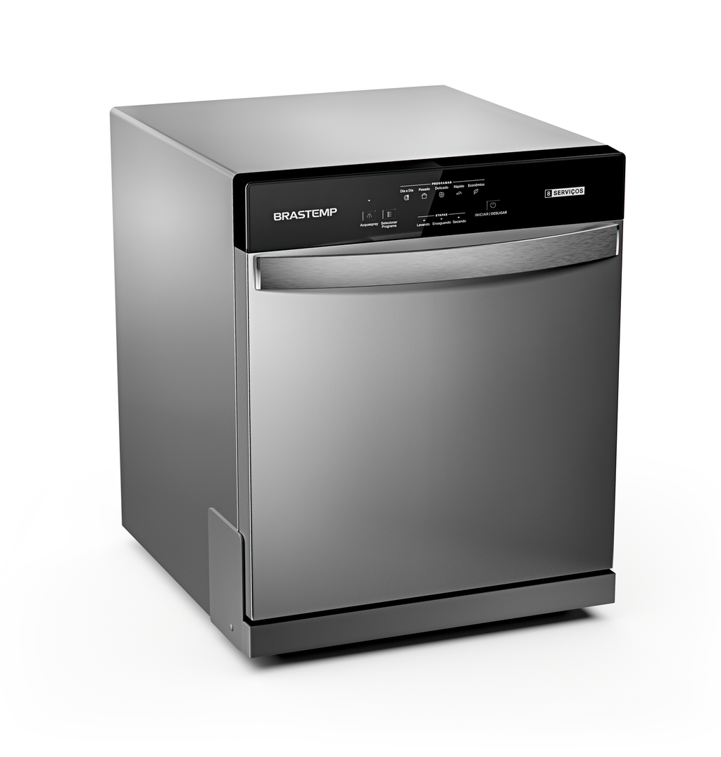 Lava-Louças Brastemp 8 Serviços BLF08BS Prata 220V