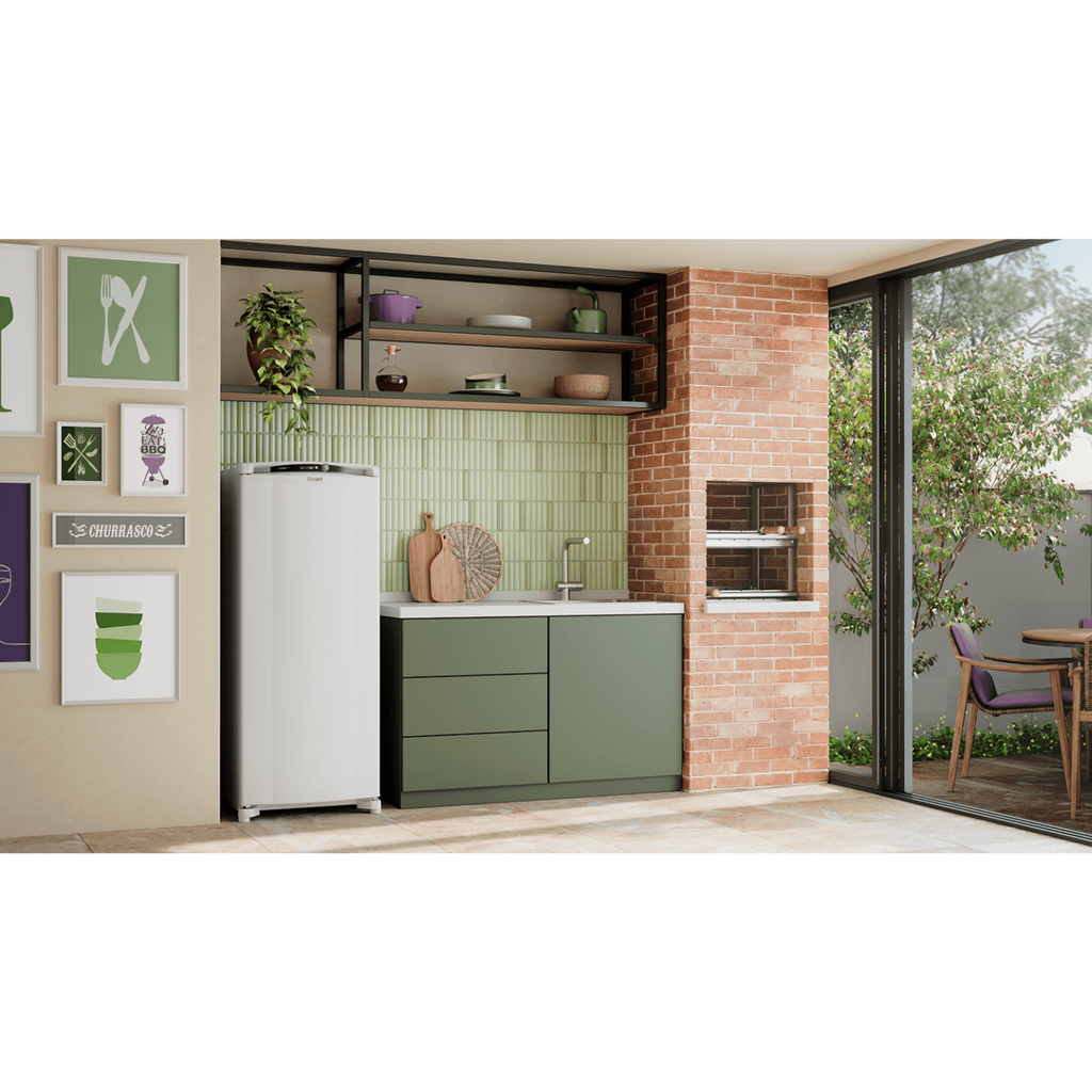 Freezer Vertical Consul 254L CVU26MB 1 Porta Branco 220V 220V