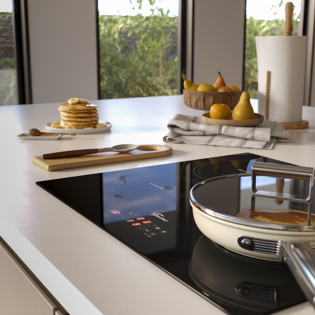 Cooktop Indução Fischer 4 Bocas 33243-89825 Mesa Vitrocerâmica 220V