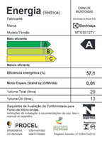 Micro-ondas Electrolux 20L Função Tira Odor Branco 220V