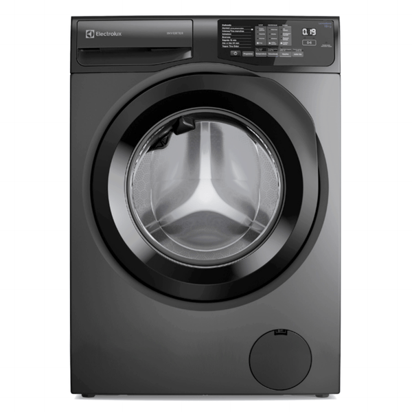 Lavadora de Roupas Electrolux 12KG LFC12 Lavagem Inteligente Inverter com Água Quente Cinza Ônix 220V