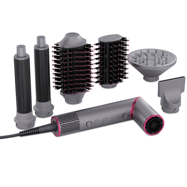Secador de Cabelo Philco Tecnologia Fast Dry 1450W Cinza e Rosa 220V