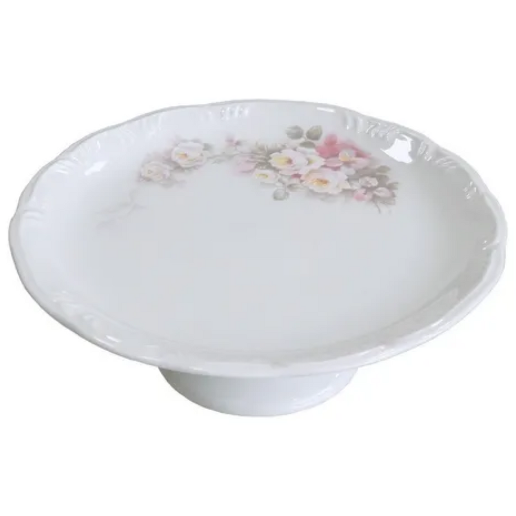 Prato para Bolo Com Base 27cm Pomerode Schmidt Eterna