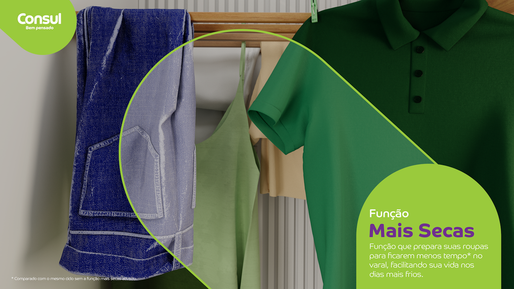 Lavadora de Roupas Consul 15Kg CWN15A Modo Eco Cesto Inox Branco 220V