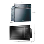 Kit Brastemp Forno Elétrico 84 Litros BOF84AR Inox+Micro-ondas 32L BM146A 220V