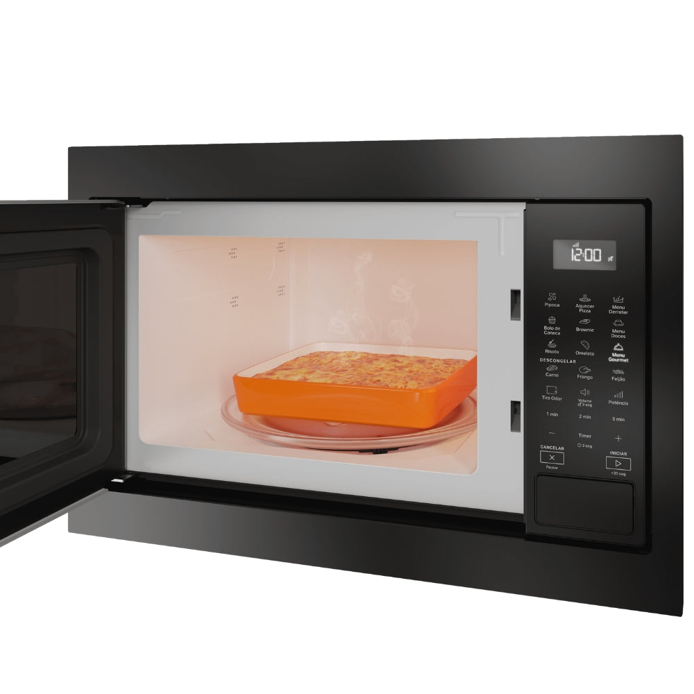 Kit Brastemp Forno Elétrico 84 Litros BOF84AR Inox+Micro-ondas 32L BM146A 220V