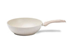 Frigideira Wok Ceramic Life Brinox Indução 3,4L Sirius Vanilla