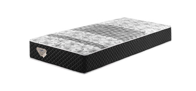 Colchão Soft Comfort Ecoflex Solteiro 88x188x24cm Molas Verticoil Preto