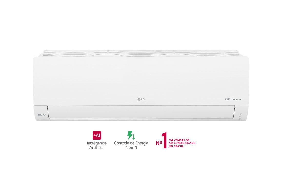 Ar-Condicionado LG Dual Inverter Compact +AI 12000 BTUs S3-Q12JAQAL Frio 220V
