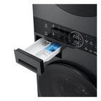 Lavadora e Secadora 14kg LG Torre WashTower AI DD Smart Black Inox 220V