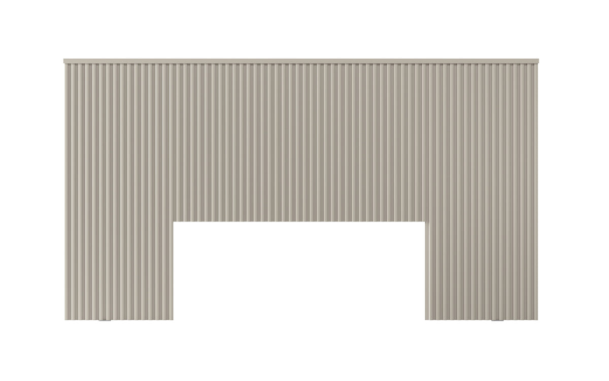 Cabeceira Casal/Queen Laranjeira Linea 241cm com Kit Frame Off White