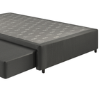 Base Universal com Auxiliar de Mola Solteiro Queen Ecoflex 96x203x30cm Grafite