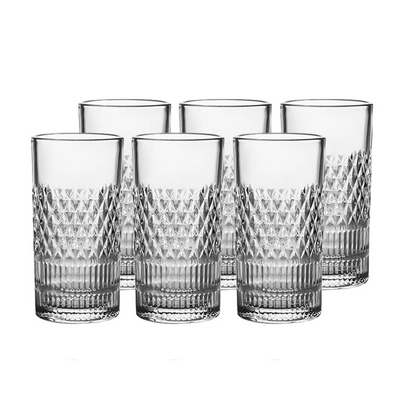 Jogo 6 Copos Esplanada Full-Fit 390ml em Cristal Ecológico