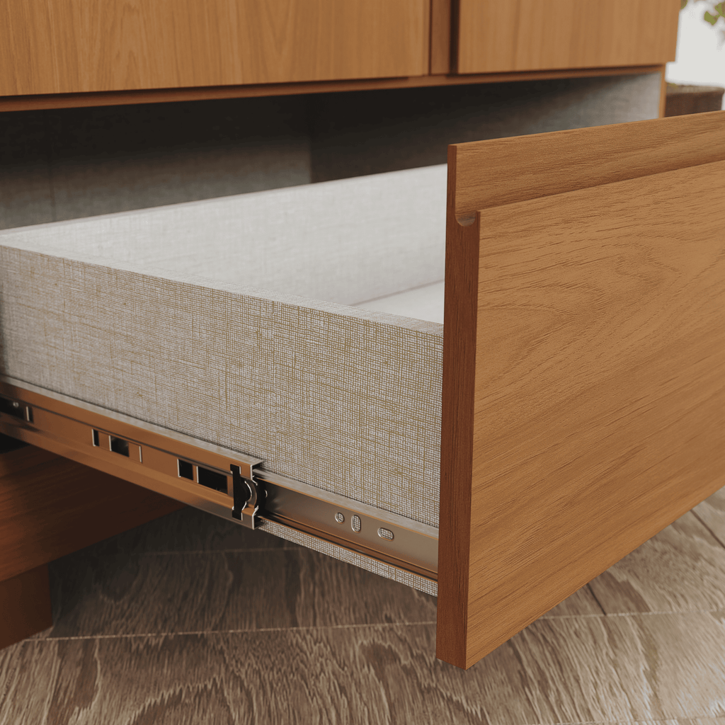 Roupeiro Imperial Henn 100% MDF 260cm 6 Portas 3 Gavetas Cinamomo