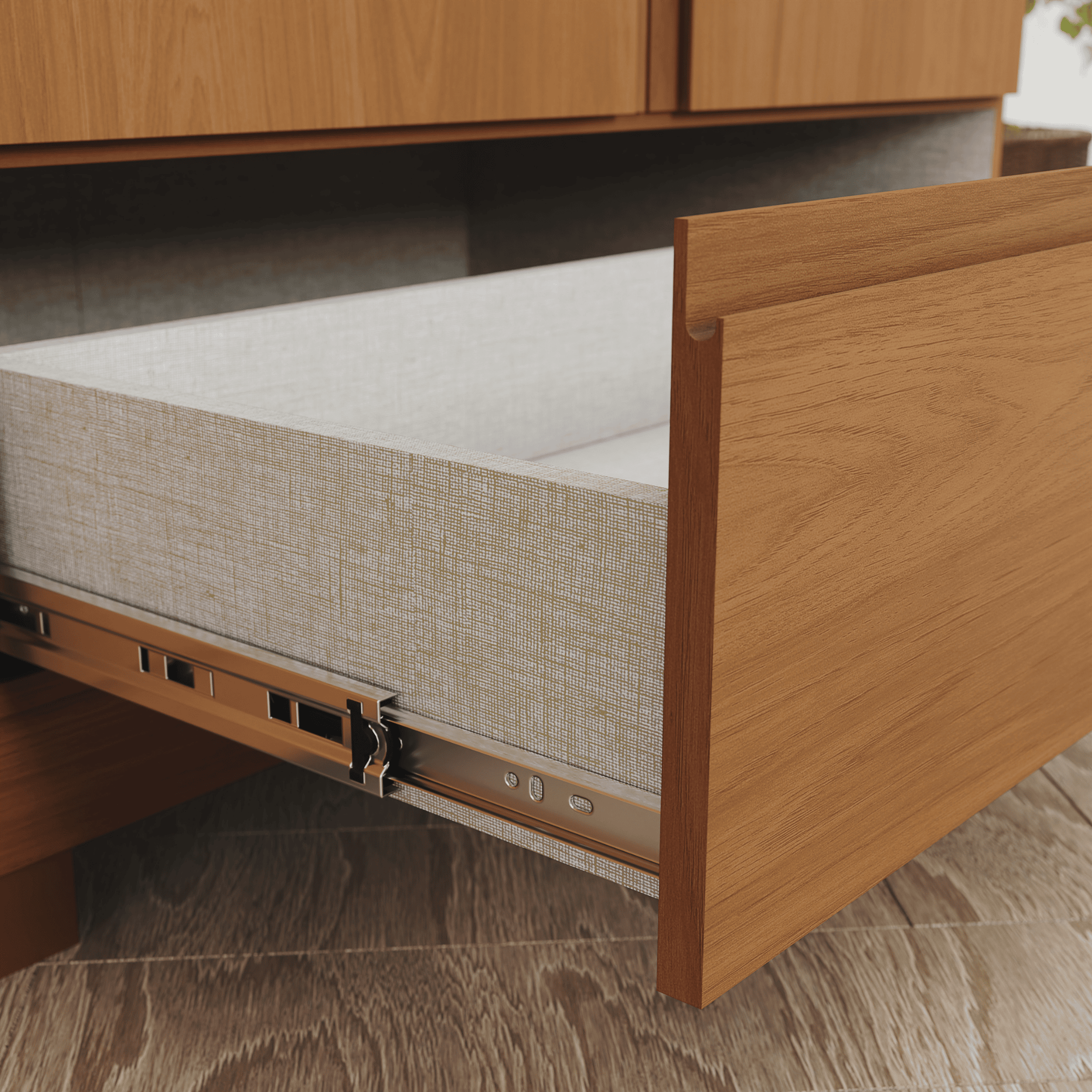 Roupeiro Imperial Henn 100% MDF 260cm 6 Portas 3 Gavetas Cinamomo