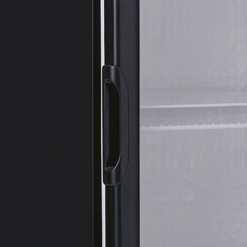 Expositora Vertical de Bebidas Gelopar 228L Porta de Vidro GPTU-230 PR Preto 220V