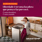 Lavadora de Roupas Brastemp Advanced 16Kg BWF16AB Cesto Inox Ciclo TiraManchas Branco 220V