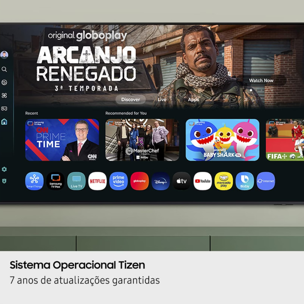 Smart TV LED 50" 4K Samsung U8600F UHD Gaming Hub Bivolt
