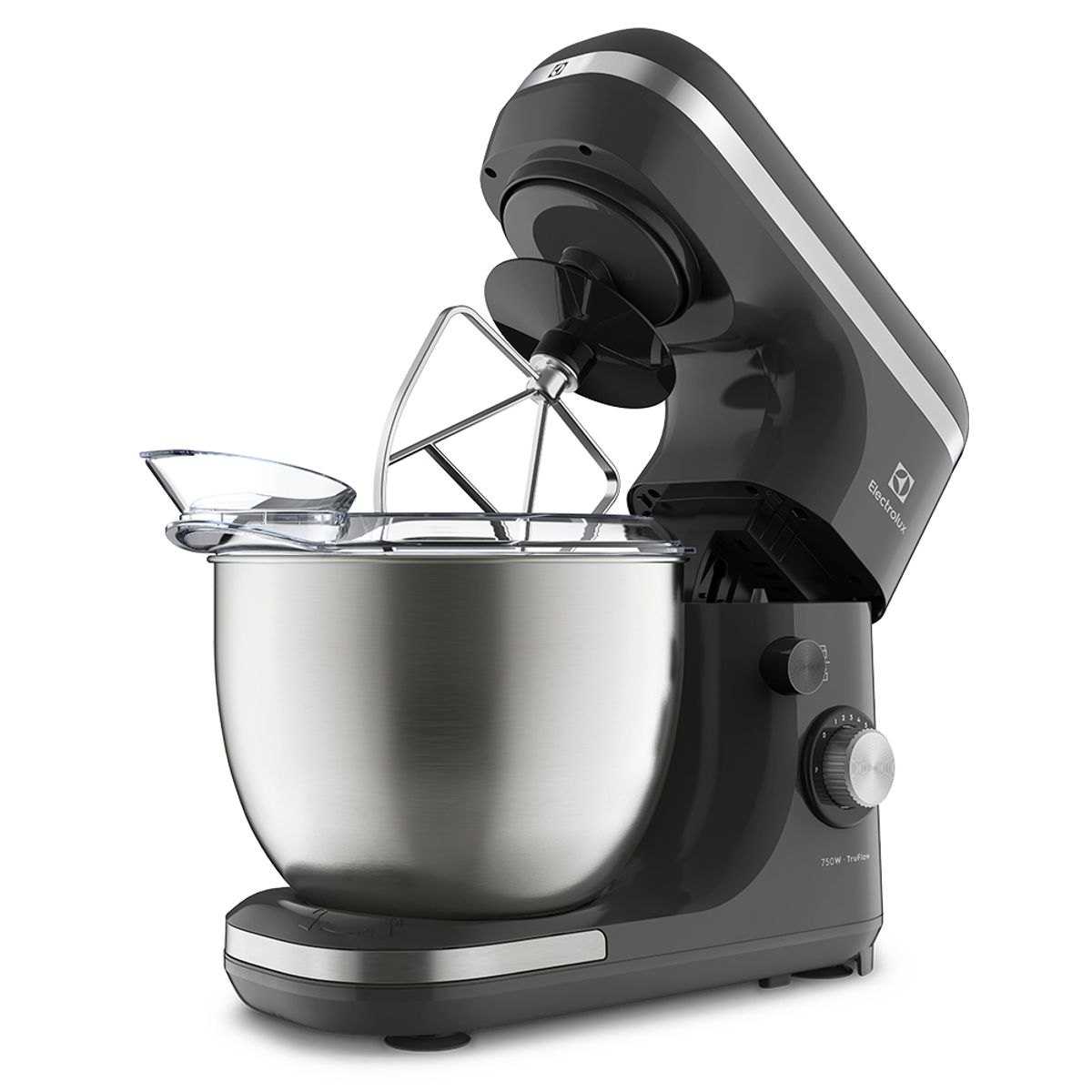 Batedeira Planetária Electrolux  5L EKM40 Tigela Inox 750W Cinza 220V