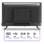 Smart TV LED 24" HD HQ Frameless Android Bivolt
