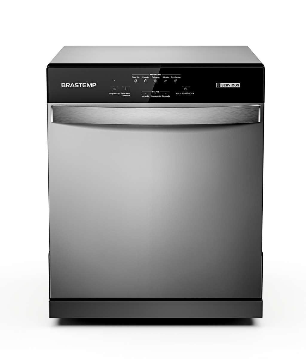 Lava-Louças Brastemp 8 Serviços BLF08BS Prata 220V