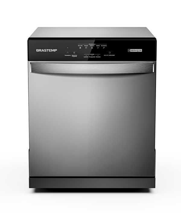 Lava-Louças Brastemp 8 Serviços BLF08BS Prata 220V