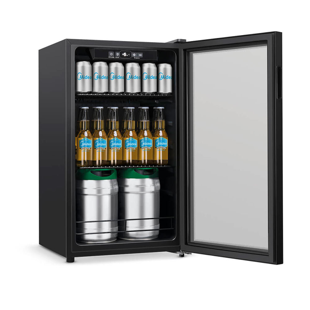 Cervejeira Flex Midea 96L BCA10P2 Frigobar ou Adega Preto 220V