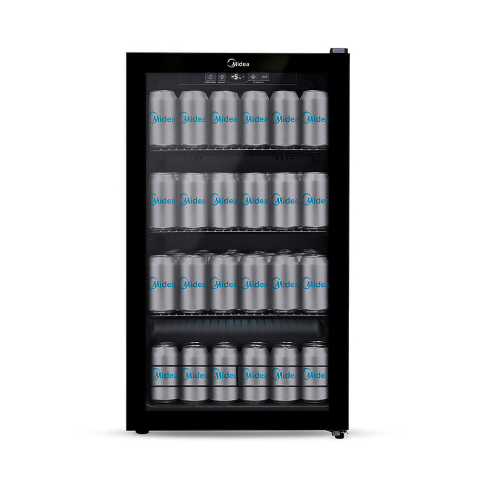 Cervejeira Flex Midea 96L BCA10P2 Frigobar ou Adega Preto 220V