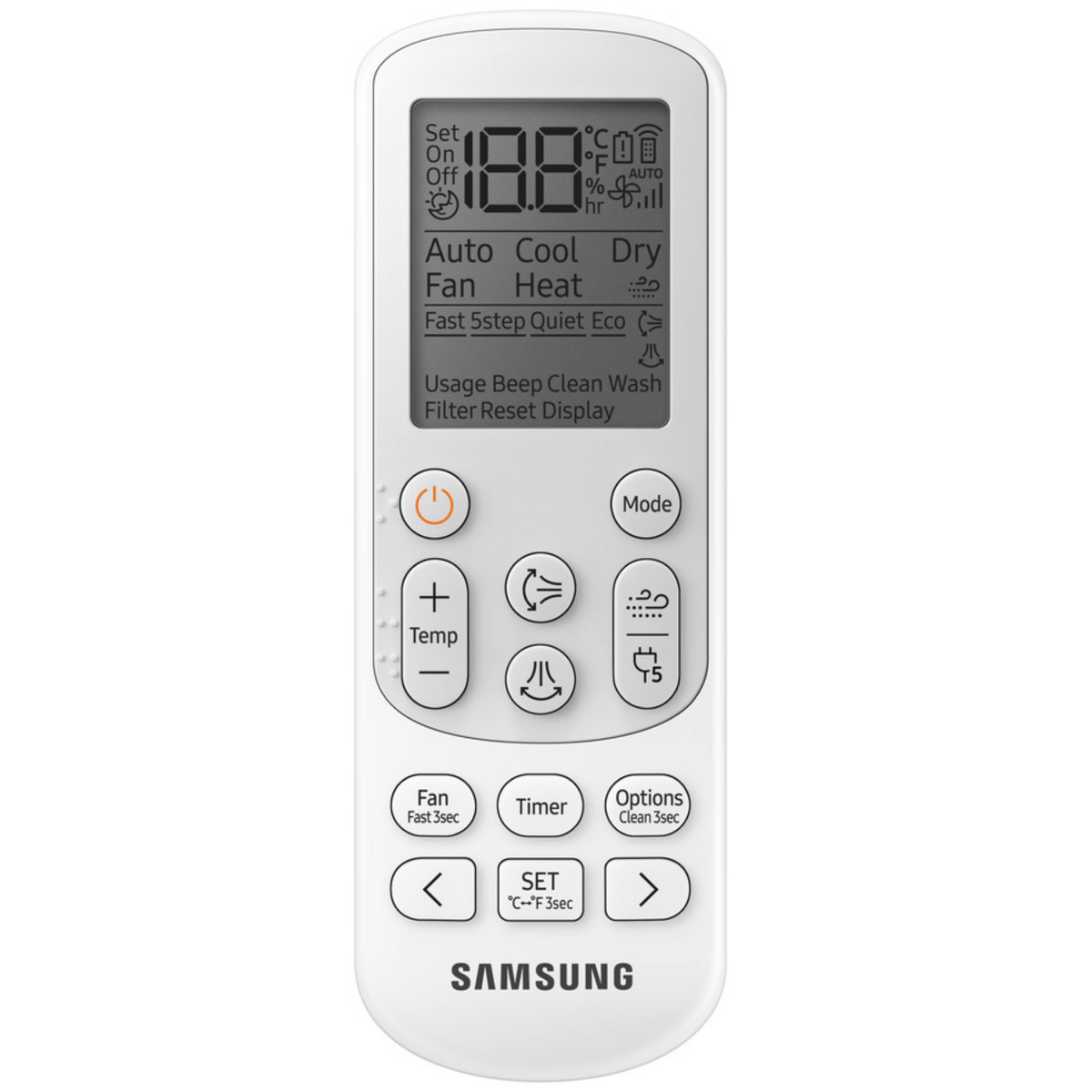 Ar-Condicionado Split Inverter Samsung 24000 BTUs WindFree AI Wi-fi Frio Branco 220V