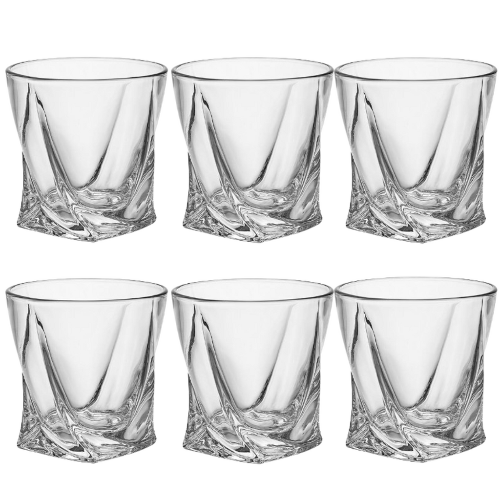 Jogo 6 Copos Baixo De Cristal   Etilux Ice  300ml
