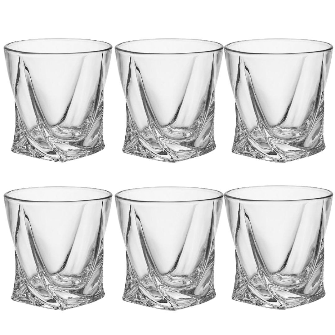 Jogo 6 Copos Baixo De Cristal   Etilux Ice  300ml