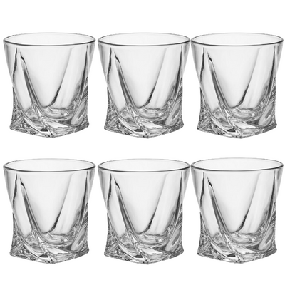 Jogo 6 Copos Baixo De Cristal   Etilux Ice  300ml