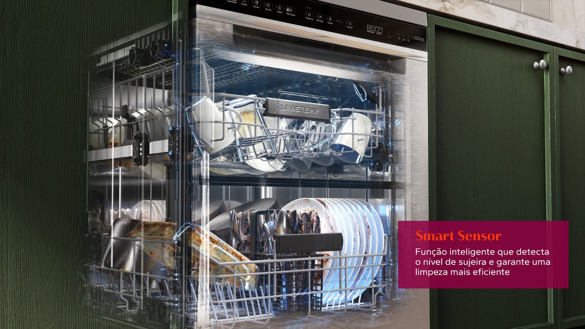 Lava-Louças Brastemp 15 Serviços BLF61AE Preto 220V