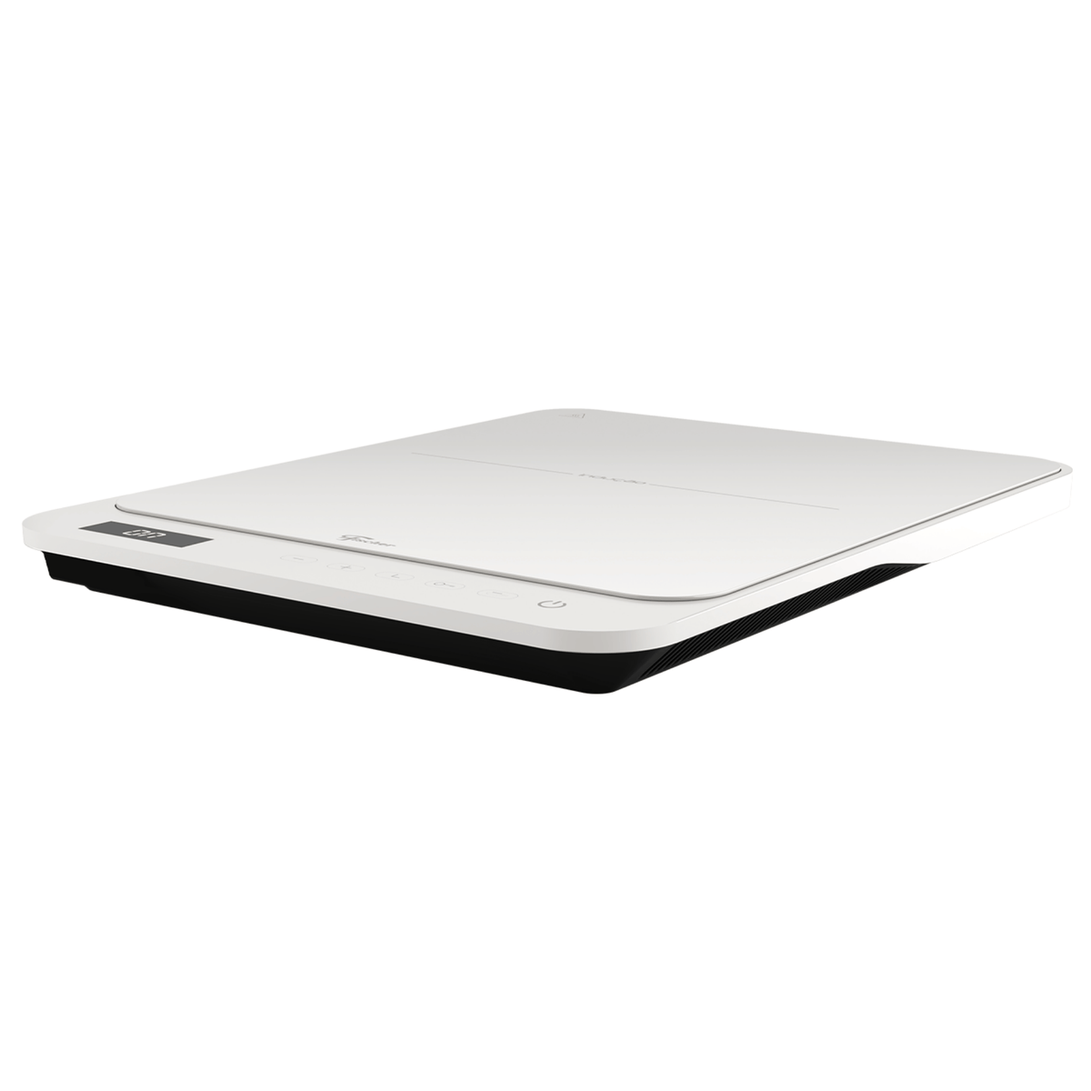 Cooktop Indução Portátil Fischer 1 Boca Mesa Vitrocerâmica Touch Screen Branco Bivolt