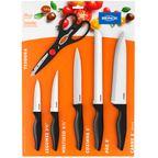 Jogo de Facas Sortidas 6 Peças Brinox Cross Aço Inox