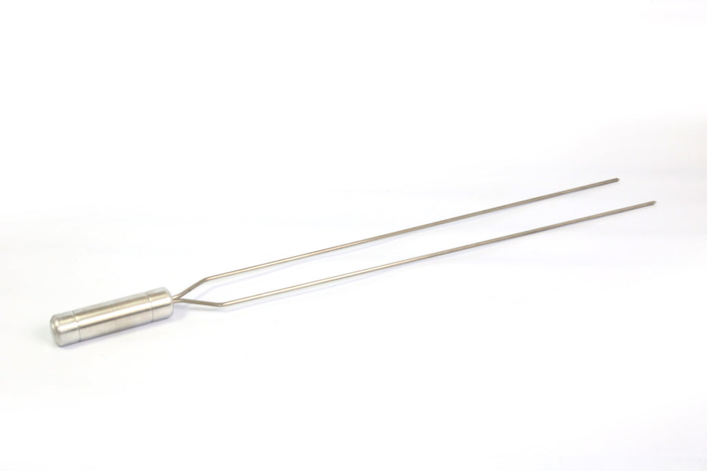 Espeto Duplo Laurindos 80cm ED80 Inox