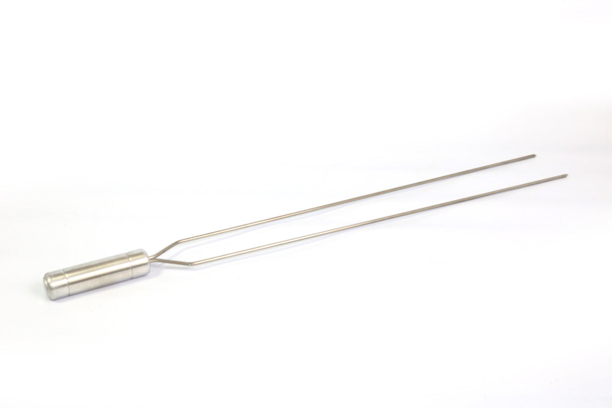 Espeto Duplo Laurindos 80cm ED80 Inox