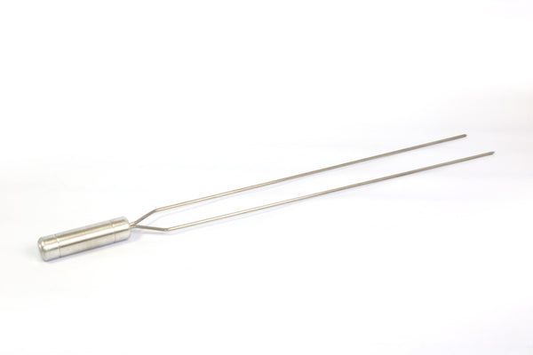 Espeto Duplo Laurindos 80cm ED80 Inox