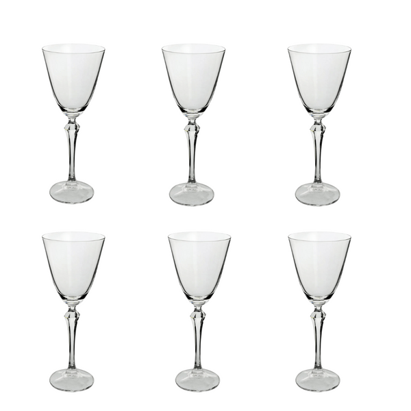 Jogo de 6 Taças Elizabeth Full-Fit em Cristal Ecológico 350ml