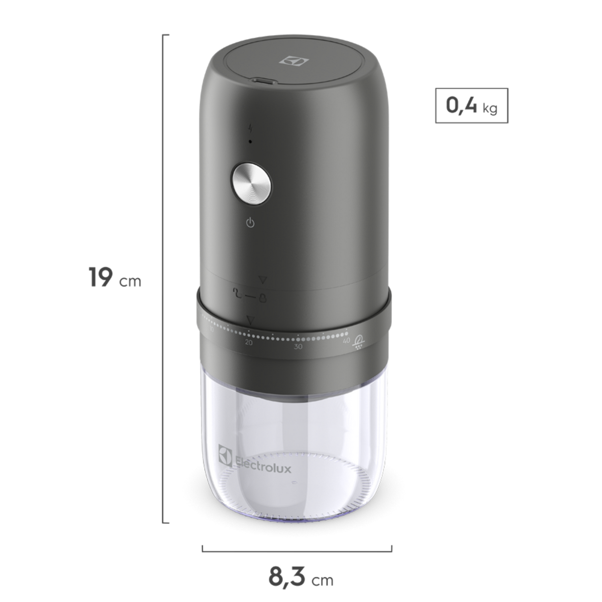 Kit Electrolux Moedor de Café EZY01 + Cafeteira Espresso ECM70 220V