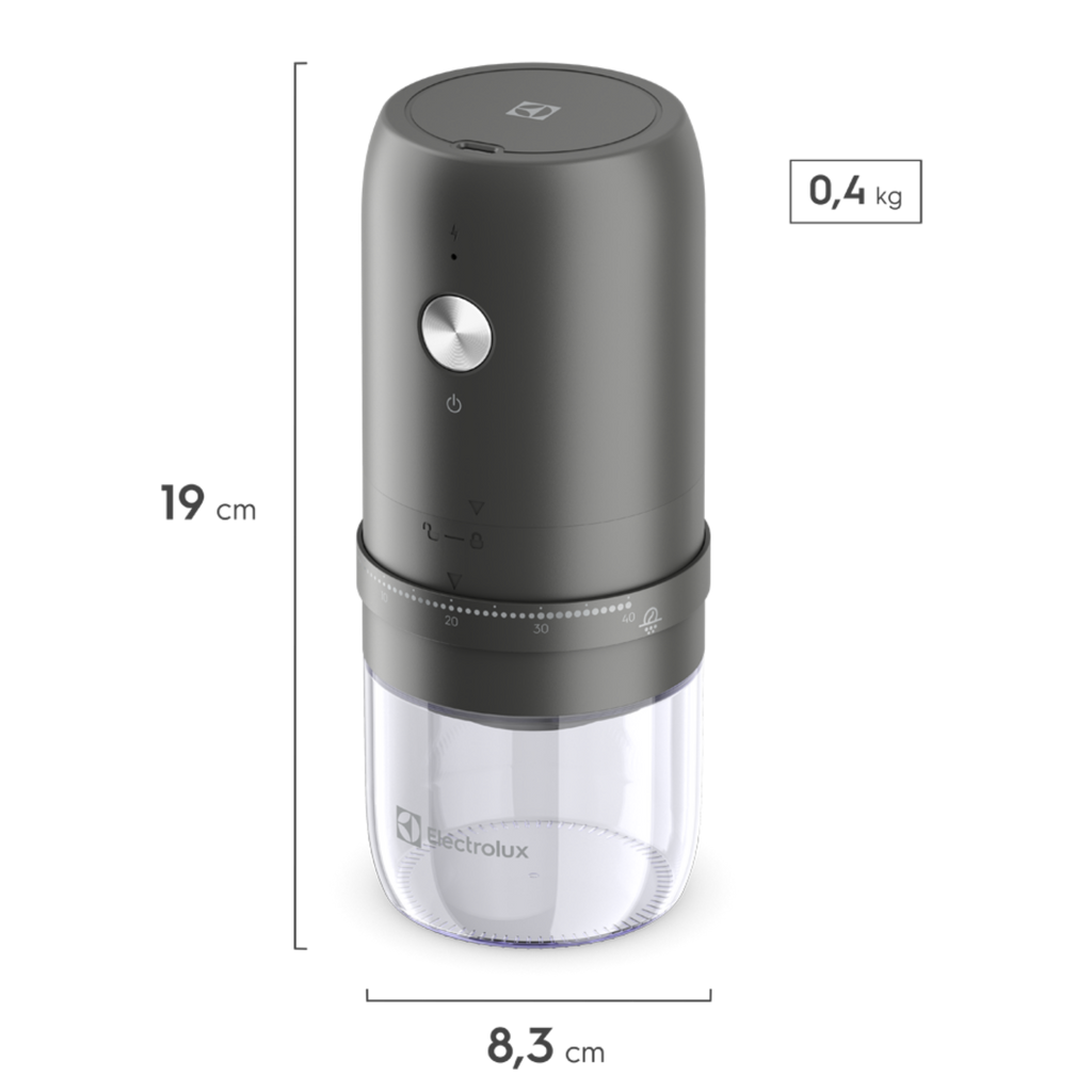 Kit Electrolux Moedor de Café EZY01 + Cafeteira Espresso ECM70 220V