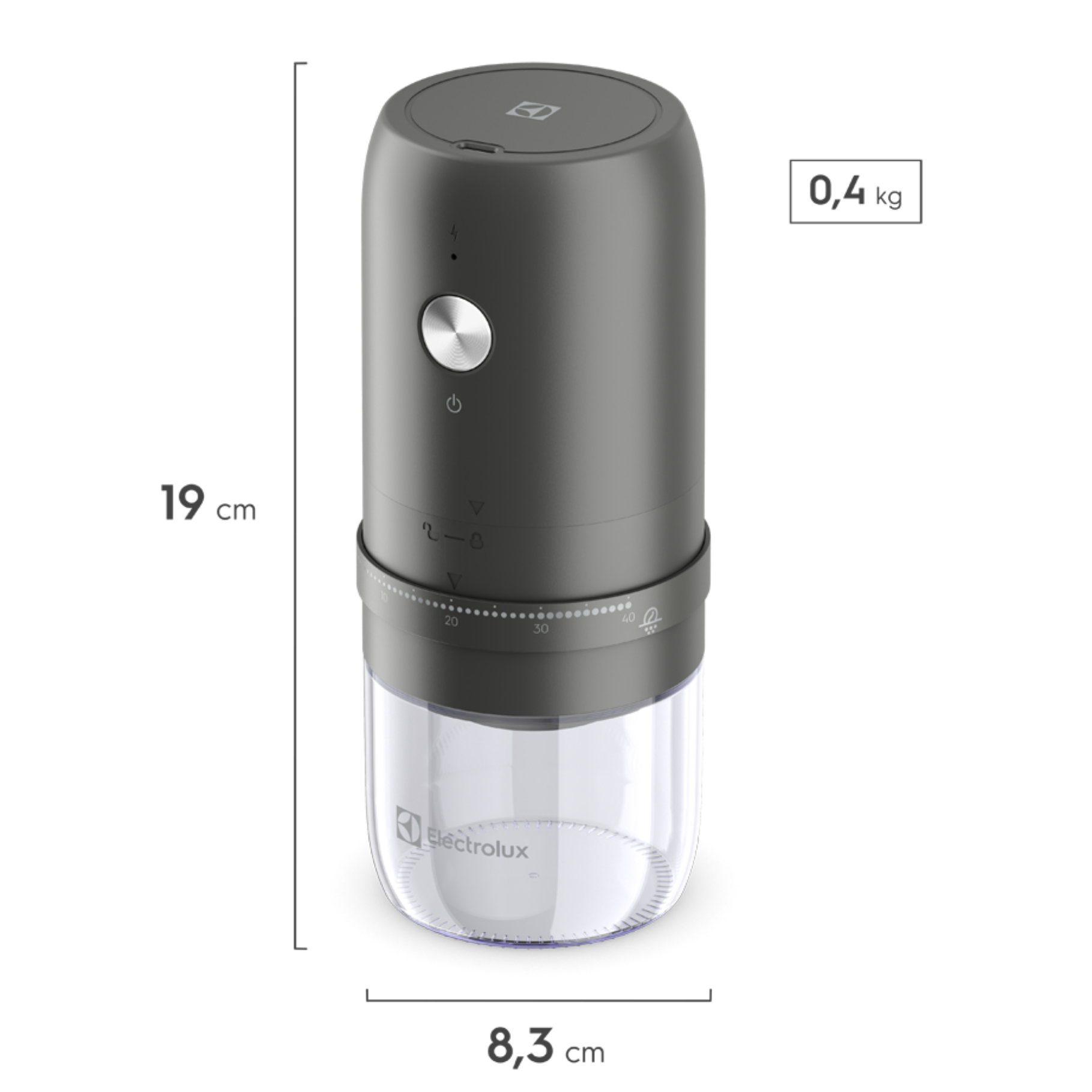 Kit Electrolux Moedor de Café EZY01 + Cafeteira Espresso ECM70 220V