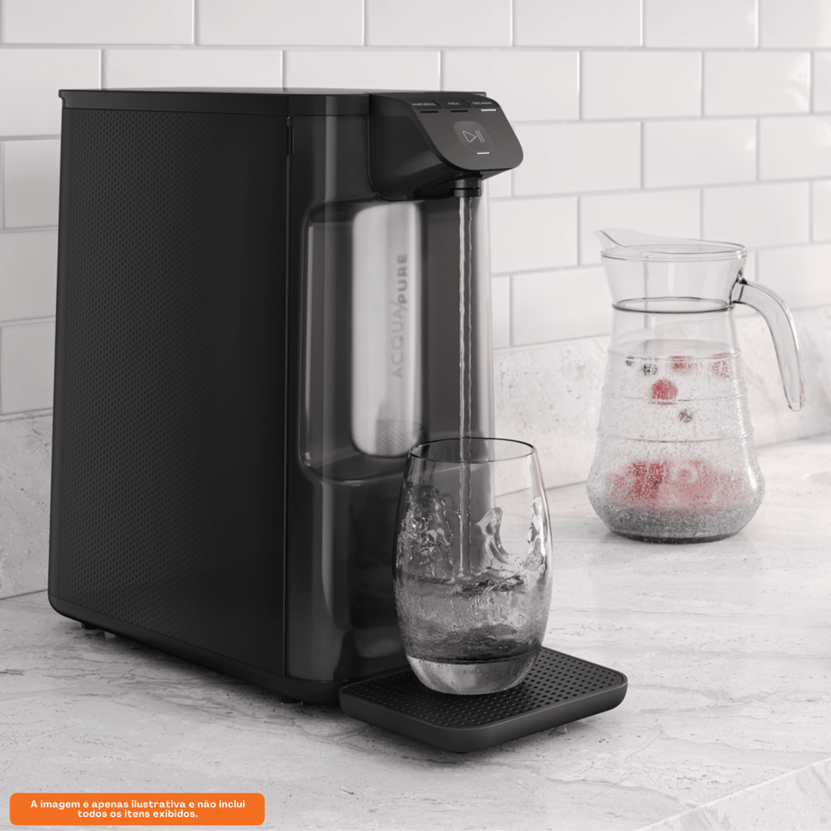Purificador de Água Electrolux PE12P Compacto Acqua Pure Preto Bivolt